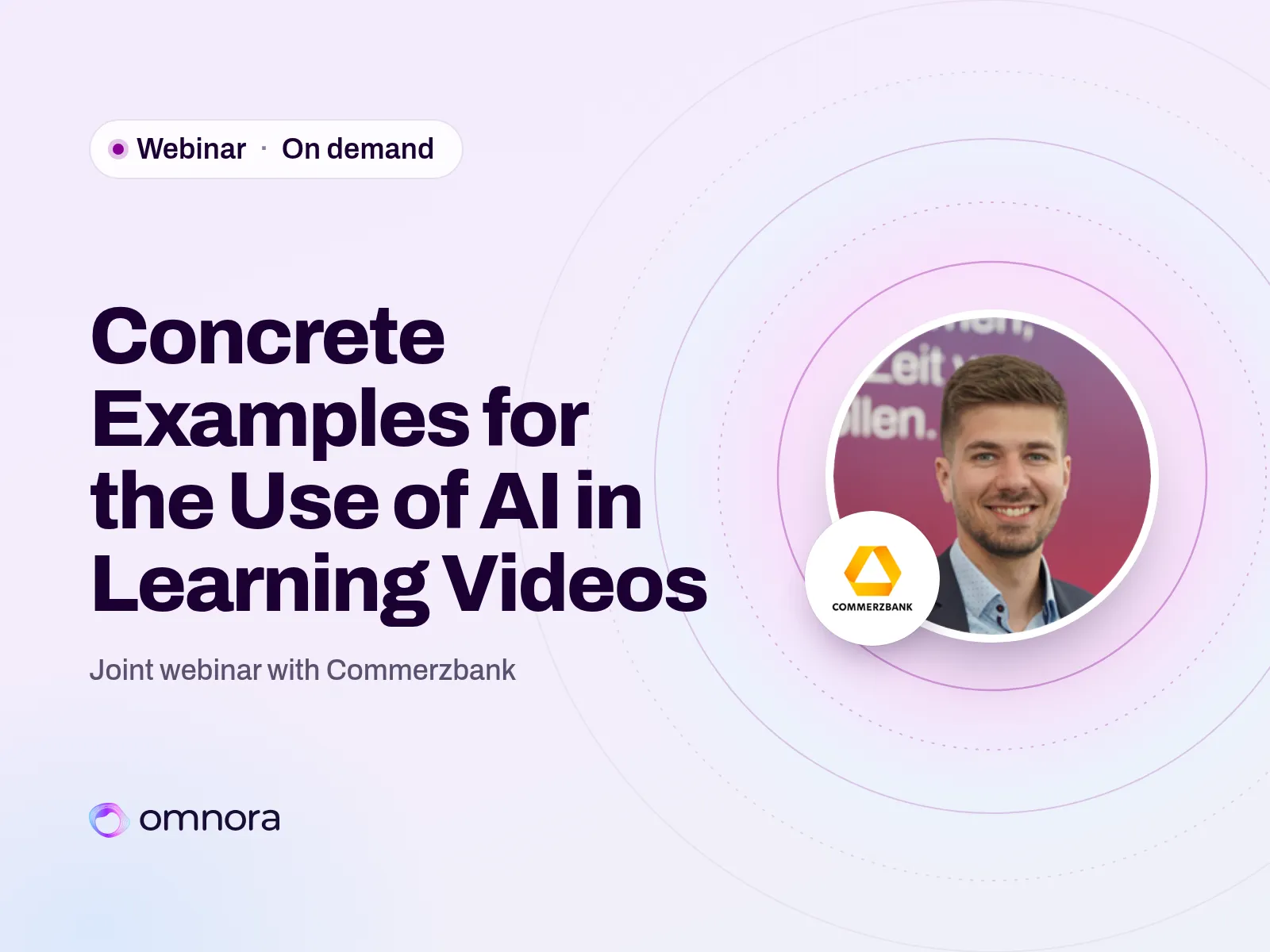 Concrete Examples for the Use of AI in Learning Videos, Omnora webinar