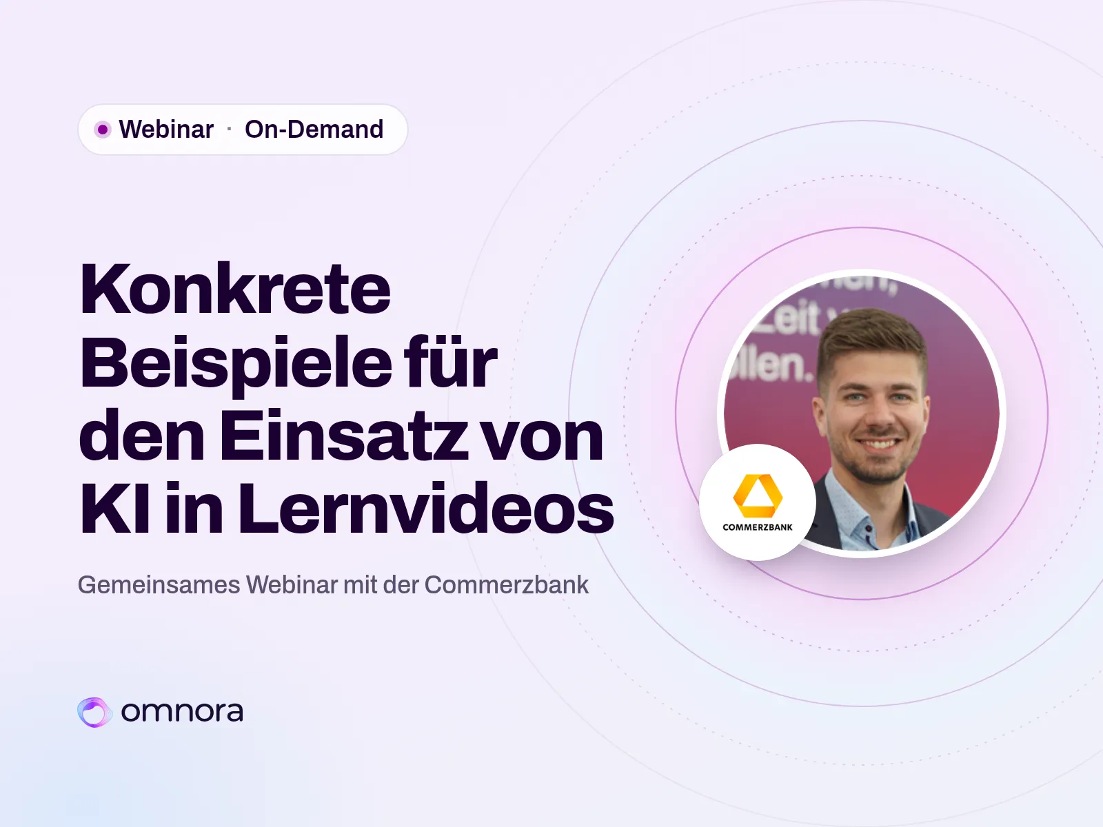 Konkrete Beispiele für den Einsatz von KI in Lernvideos, Omnora Webinar